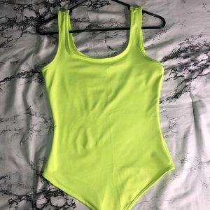 Small Neon Green Bodysuit (NEVER WORN)